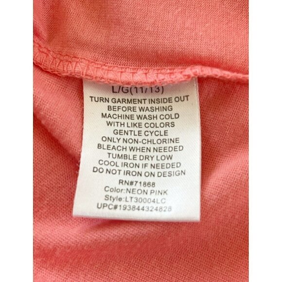 The Powerpuff Girls Juniors Sz L (11-13) Pink And Black "Girls Rock" Graphic Tee - Picture 5 of 6